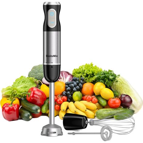 Mixeur plongeant, lames en acier inoxydable, vitesses multiples, HB-3316 3 en 1, 3 en 1 (1/2)