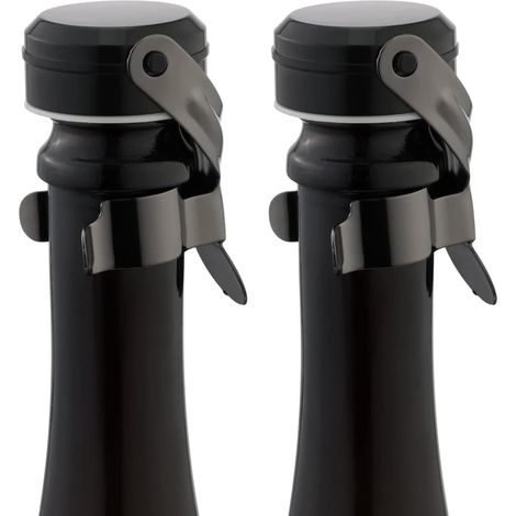 Bouchon champagne et vin - Inox - Réutilisable - Bouteille (1/5)