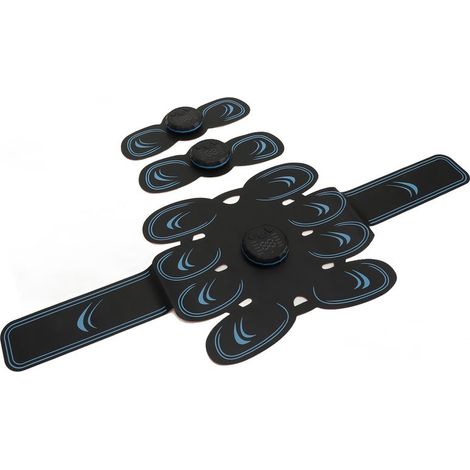 Appareil de stimulation abdominale, tonificateur musculaire, ceinture abdominale de tonification portable, équipement d'entraînement pour sculpter les abdominaux (1/5)