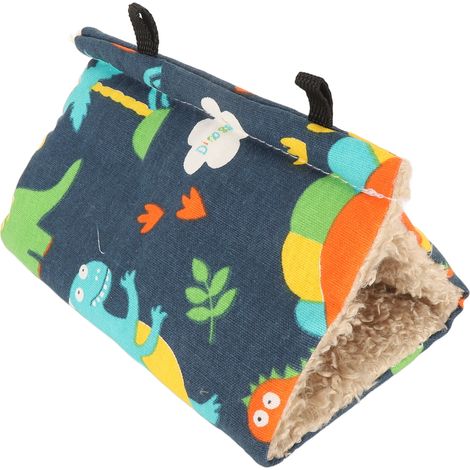 Nichoir triangulaire, hamac suspendu chaud pour l'hiver, lit de couchage moelleux pour petits et moyens perroquets et hamsters (1/5)