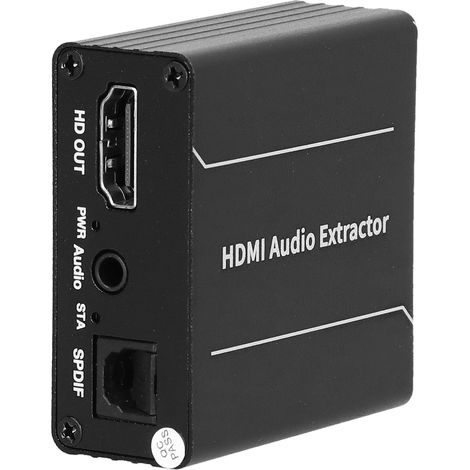 Extracteur Audio HDMI 4K avec Sortie Optique et RCA pour Home Cinéma et Jeux Vidéo