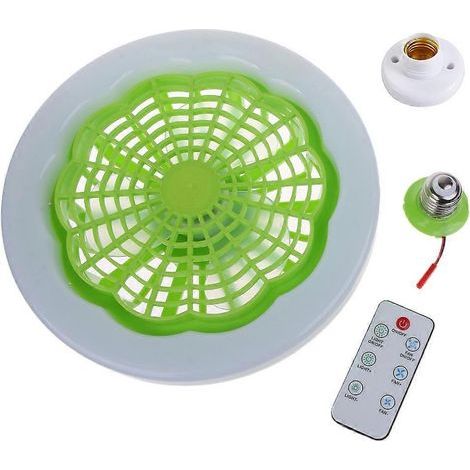 Ventilateur de plafond intelligent avec éclairage et télécommande pour chambre d'enfant (1/4)