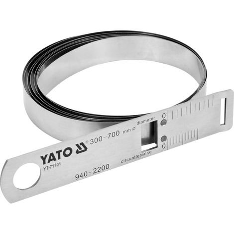 Cinta métrica de diámetro y circunferencia YT-71701 yato (1/3)