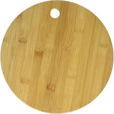 Fackelmann 37723 Tagliere, Bamboo, Marrone, 24 x 24 x 1 cm (1/3)