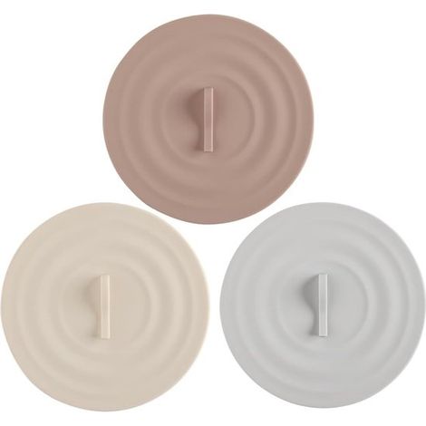 Tapas de silicona, tapa de silicona para vasos, tapas de silicona copas, reutilizables, Tapa vidrio, Tapa silicona reutilizable vasos, 3 piezas (1/5)