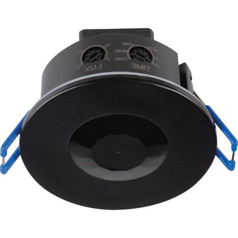 Kanlux MERGE-noir détecteur PIR 360° encastré 8m IP65