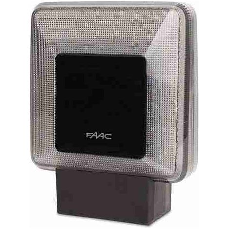 Faac – Feu clignotant 40 LED haute luminosité – Alimentation 230-115-24V – Degré de protection IP54 – Antenne intégrée 433Mhz/868Mhz