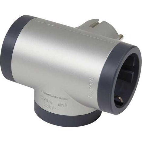 Adaptador Standard 3x2P+T Rotativo + Puertos USB A+C LEGRAND