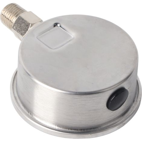 Manomètre pneumatique, hydraulique et d'eau à cadran de 60 mm, 0-60 bar (0-6 MPa), filetage 1/4" NPT. (1/5)