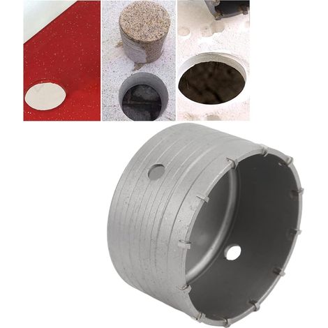 Scie Cloche Trépan Beton Ø 110mm Avec Adaptateur SDS Plus 110 mm,Carotteuse Beton,Scie Trépan Pour Percer Des Trous Dans Les Murs En Blocs (1/5)