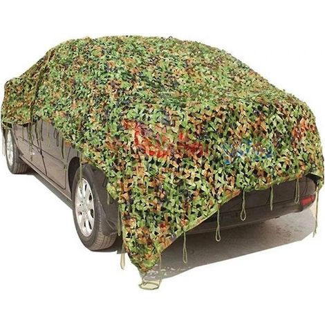 Filet de camouflage militaire, filet de camouflage pour gazebo, filet d'ombrage, filet de décoration de jardin, camouflage jungle vert, camouflage blanc, camouflage beige 2x3 (1/4)