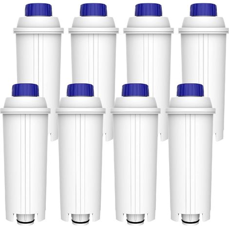Filtre à eau de remplacement DLSC002, pour machine à café De'Longhi, lot de 8 unités (1/5)
