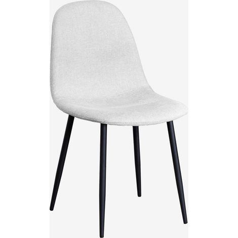 Sedia da pranzo imbottita Glamm SKLUM Nero