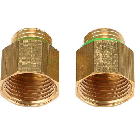2PCS Réducteur de Pression pour Pulvérisateur, Adaptateur Fileté Interne G3/8 vers Externe G1/4 pour Équipement de Jardin (1/5)