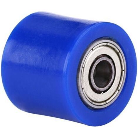 Galet tendeur de chaîne universel 8 mm, guide-chaîne pour moto tout-terrain enduro (bleu) (1/5)