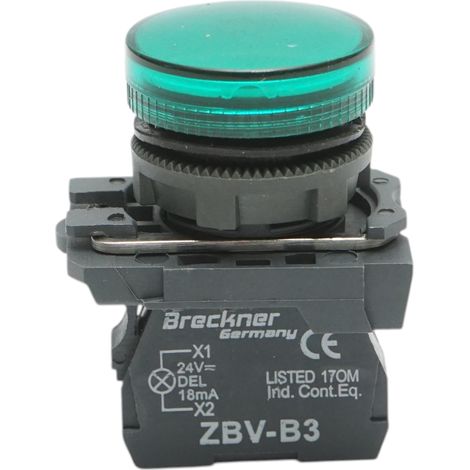 Indicatore di segnale LED bianco 24V, 18mA, TB5 Breckner Germany (1/5)