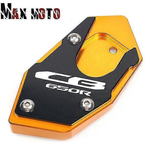 Seitenständer-Verlängerungsplatte für Honda CBR650R, CBR650F, CB650R, CB650F (Modelljahre 2019–2020) – Gold – CB650R