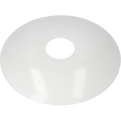 Abat-jour tulipe blanc 30 cm en plastique – Remplacement pour modèles spécifiques – Indice de protection IP20 – Installation simple