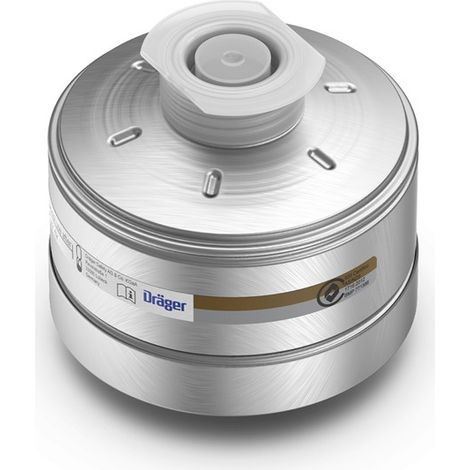 Dräger Filtre à Gaz Rd40 940 A2B2 – Vapeurs Organiques A2 & Gaz Inorganiques B2 – Certifié EN 14387 – Connexion Standard Rd40