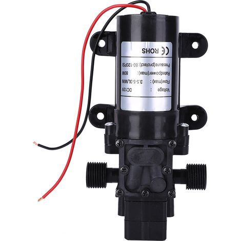 Mini pompe à membrane intelligente pour purificateur d'eau DC12V FL3210-80W Sortie filetée 1/2 po (1/5)