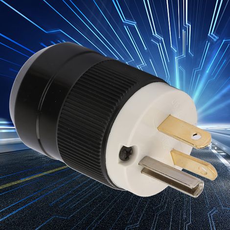 Prise secteur américaine 125 V, étanche, de qualité industrielle, prise secteur à 3 broches (20 A 125 V) (1/5)