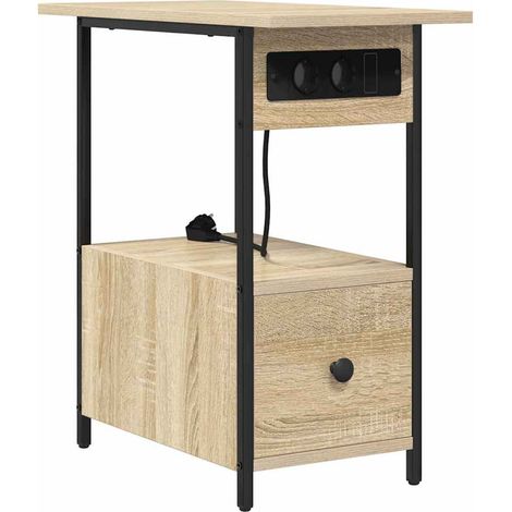 Maison Exclusive - Nachttisch Sonoma-Eiche 60 x 30 x 61 cm Holzwe