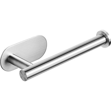 Toilettenpapierhalter, Wandmontage, aus Edelstahl 304, kein Bohren erforderlich, 3M-Klebeband (1/4)