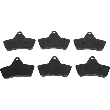 Pack de 6 plaquettes de frein, faible bruit, résistantes au vieillissement, performances de freinage stables, adaptées aux Arctic Cat 250 300 400 500. (1/5)