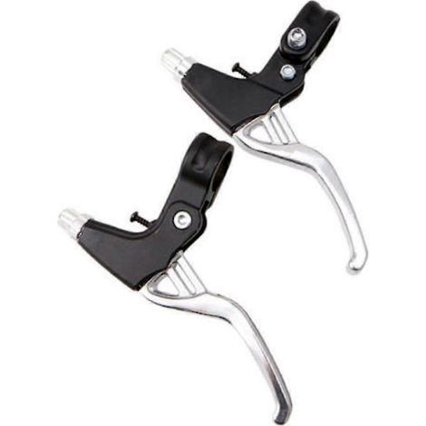 outils de levier de frein pour vélo de montagne pliable-Black Silver