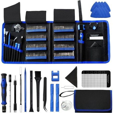 Tournevis De Precision,142 En Kit Tournevis,Tournevis Precision Avec 120 Embouts Magnétique,Mini Tournevis De Précision,Kit Tourne (1/4)