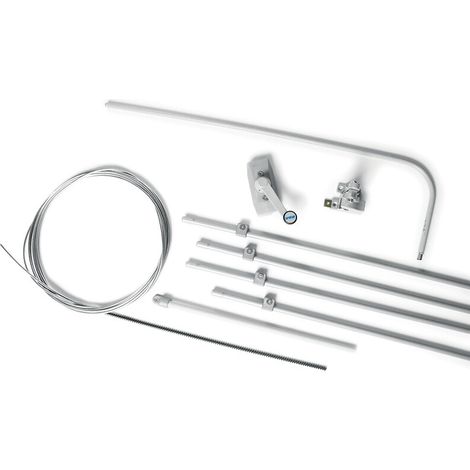 Ferme imposte à câble type Bravo kit liaison 3 m gris - ULTRAFLEX CONTROL SYSTEMS