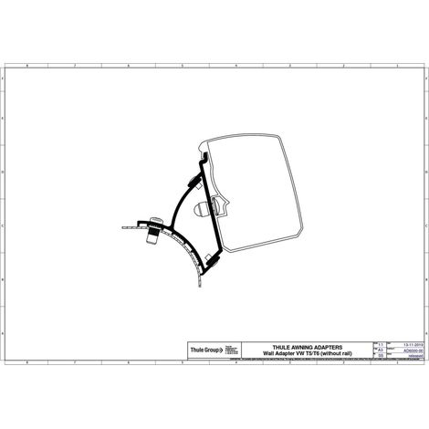 Adattatore Omnistor 3200 Vw T5/t6 Minivan - Thule