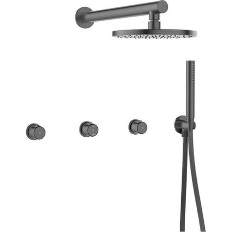 Colonne de douche encastrée Pretto, Couleur: Graphite (1/2)