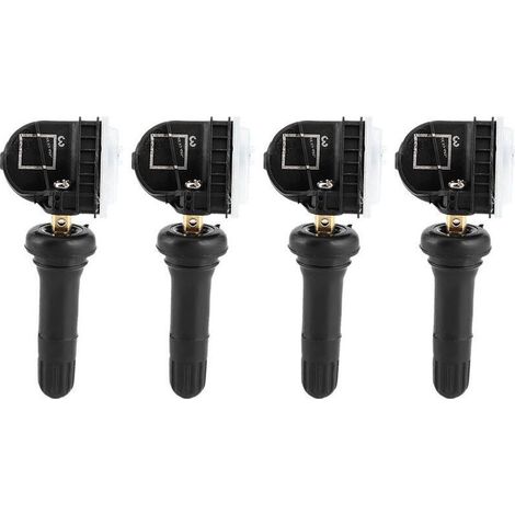 Set di 4 sensori di pressione degli pneumatici – Compatibile con Ford Ecosport, Fiesta, Focus – Materiale in rame e gomma – Installazione facile (1/4)