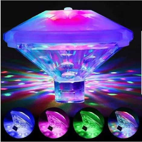 Lumières LED flottantes pour piscine - 7 modes d'éclairage disco pour enfants et adultes - LYLM-AquaForge