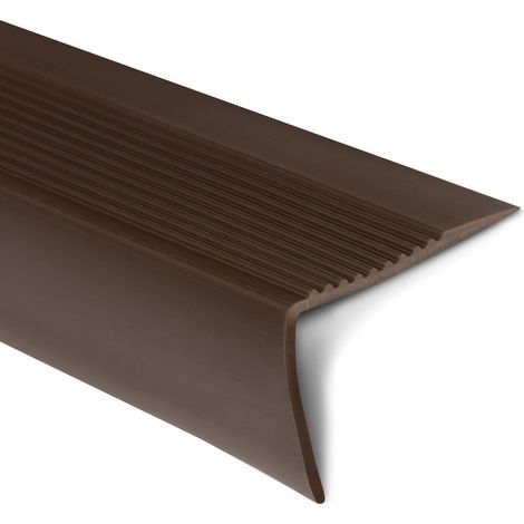 Stufenkantenprofil Seattle 60 x 42 mm Braun Länge: 120 cm