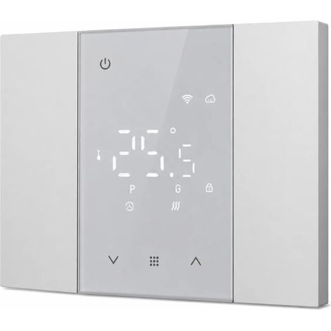 Termostato WIFI connesso incasso bianco 220V Tipo XW8002 electraline 59109