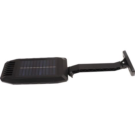 Lampe solaire extérieure avec détecteur de mouvement intégré, 60 LED, télécommande, idéale pour murs, jardins et poubelles. (1/5)