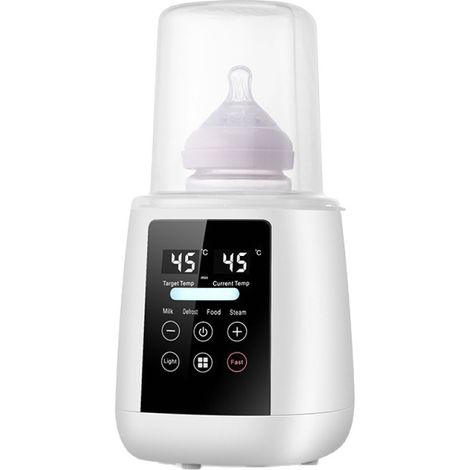 Flessenwarmer - 6 En 1 Multifunctioneel - Calentador De Biberones Y Estérilizador - Pantalla Lcd - Para Todos Los Tipos De Biberones - 1 Unidad (1/5)
