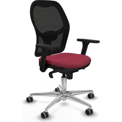 Piqueras y Crespo Jorquera silla de oficina granate ergonómica (1/3)