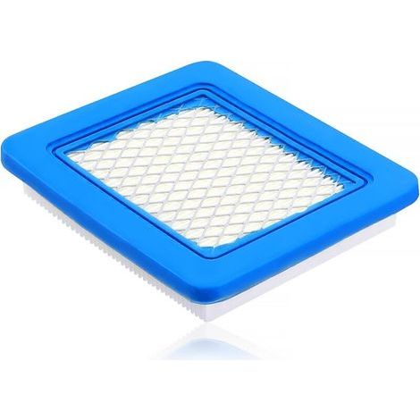 1 x 491588S Cartouche de filtre à air, filtre à air bleu pour tracteur tondeuse à gazon, compatible avec Briggs & Stratton 491588 491588S 4915885 399959 PT15853 (1/4)