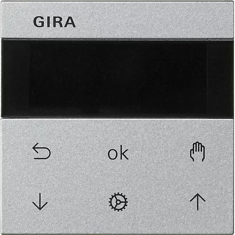 Gira S3000 Jal.-/Schaltuhr Display System 55 F Alu [536626], 5366 26 (1/2)
