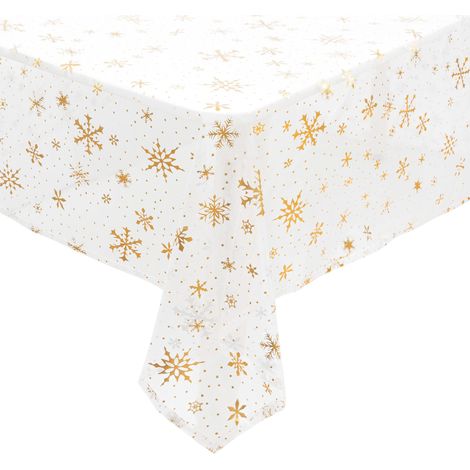 Tovaglia natalizia con fiocchi di neve, 140x360 cm (1/5)