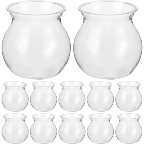 12er Set Terrarium Schalen für Pflanzen Blumenvase Kugelform