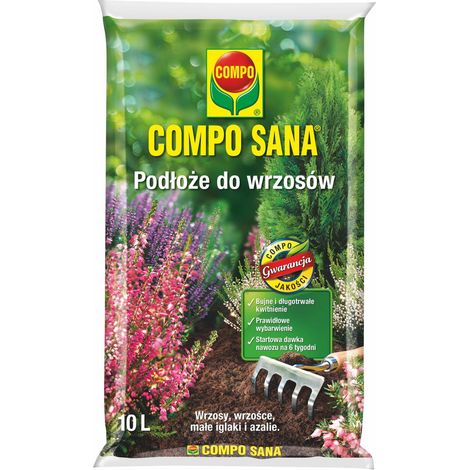 Sustrato para brezo, azaleas y coníferas COMPO 10L 1 unidad.