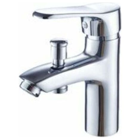Robinet de Douche Monotrou à Double Usage - Eau Chaude et Froide en Alliage.. (1/4)