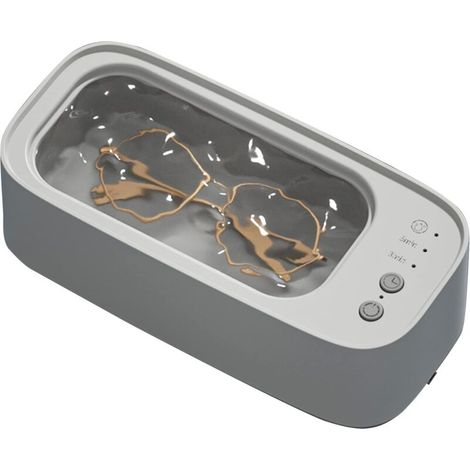 300ML Nettoyeur Ultrasons, 45000Hz Machine de Nettoyeur Bijoux à Ultrason, Blanc (1/5)