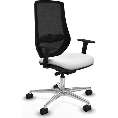 Piqueras y Crespo D086N0W Silla de oficina blanca confort (1/3)
