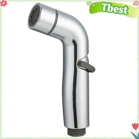 Pulvérisateur de bidet à main avec contrôle de pression réglable pour robinet de lavage de couches lavables de salle de bain (1/4)