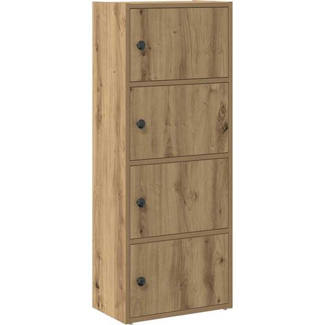 Bibliothèque,Armoire à Livres chêne artisanal 40x24x102 cm bois d'ingénierie CFW3666637 (1/5)
